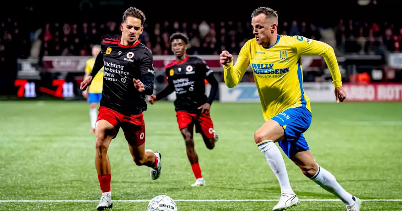 Enerverende kelderkraker tussen Excelsior en RKC levert geen winnaar op