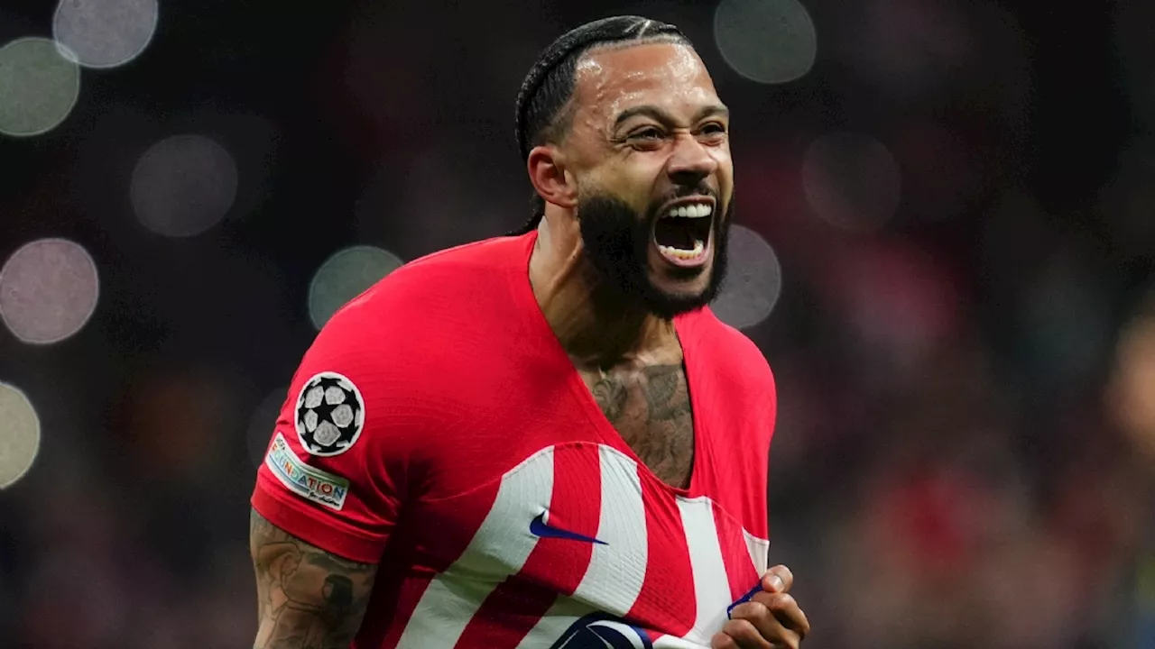 Atlético Madrid door in CL dankzij heldenrol Memphis Depay en misser Klaassen