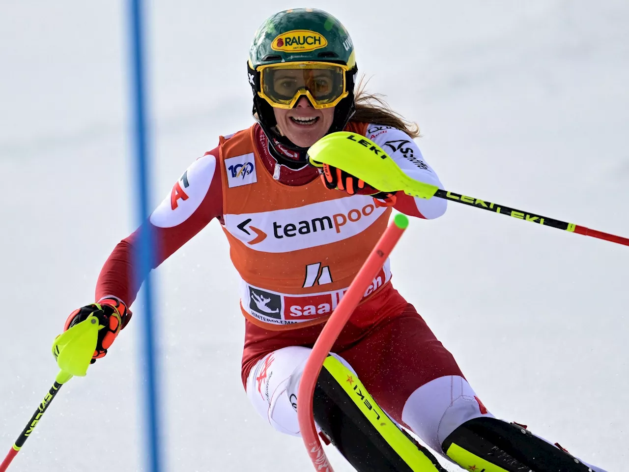 Swenn Larsson führt im Saalbach-Slalom - Liensberger 6.