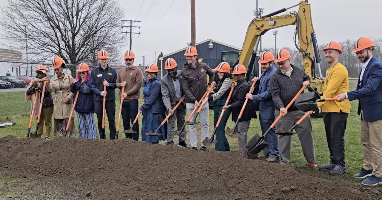 Browns, Garfield Heights break ground on new high school football field