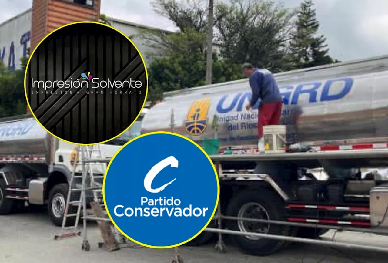 Carrotanques: relación del P. Conservador con empresa que hizo adhesivos de Olmedo y Petro