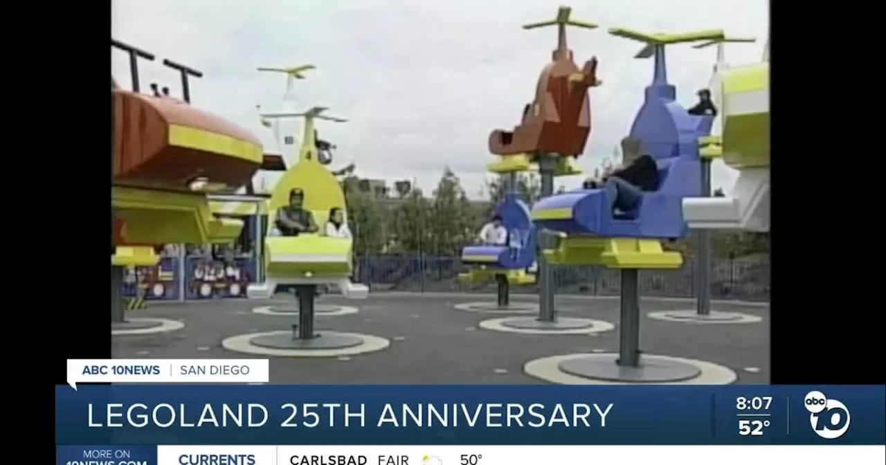 Legoland California marks 25th anniversary this week