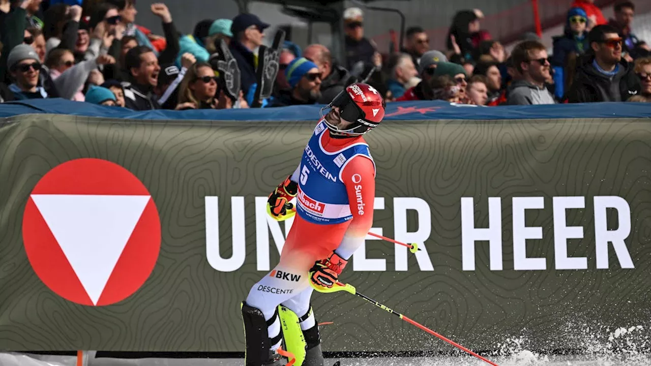 Slalom Saalbach: Loic Meillard verpasst Podest