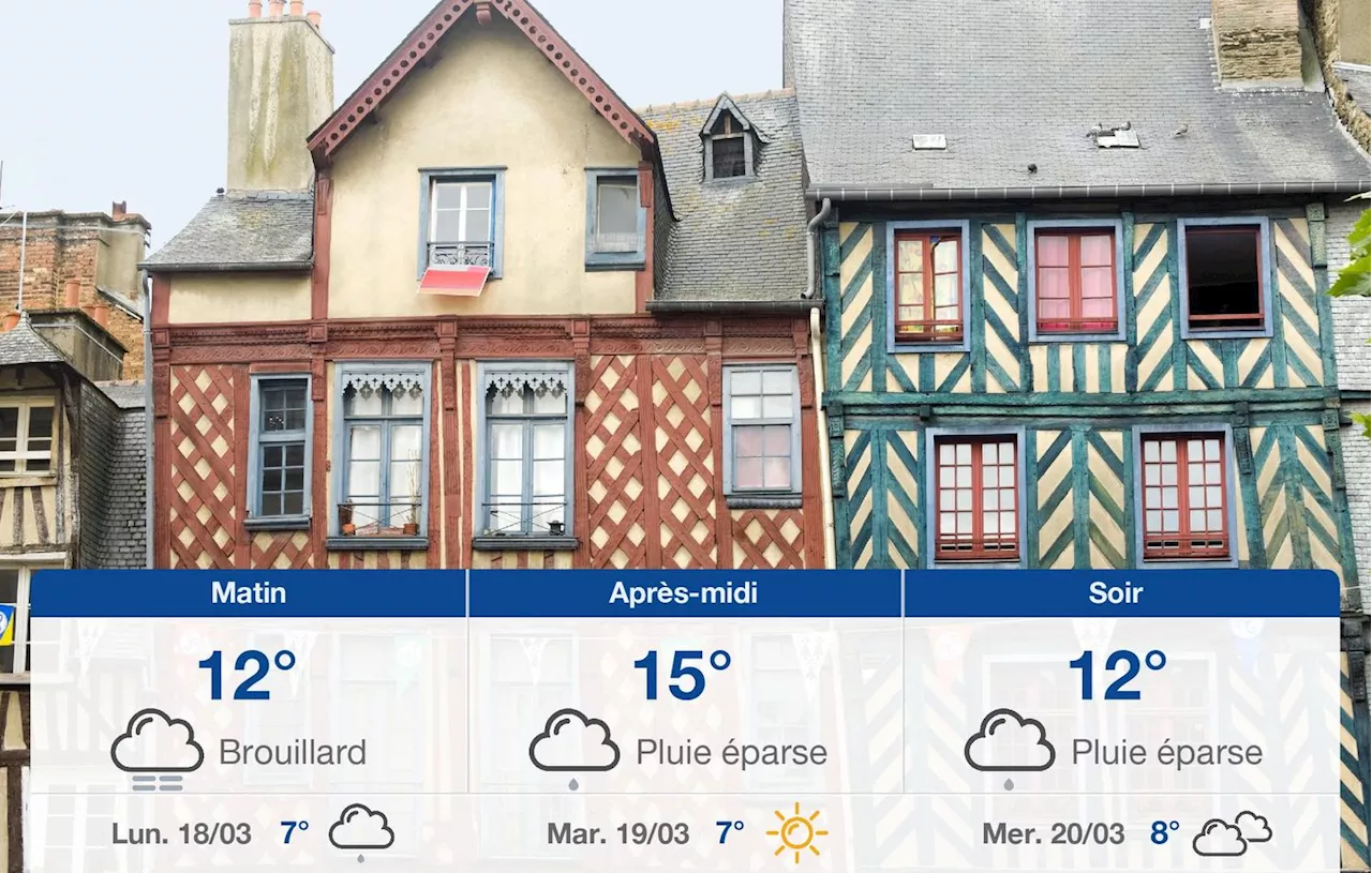 Prévisions météo du dimanche 17 mars 2024 à Rennes