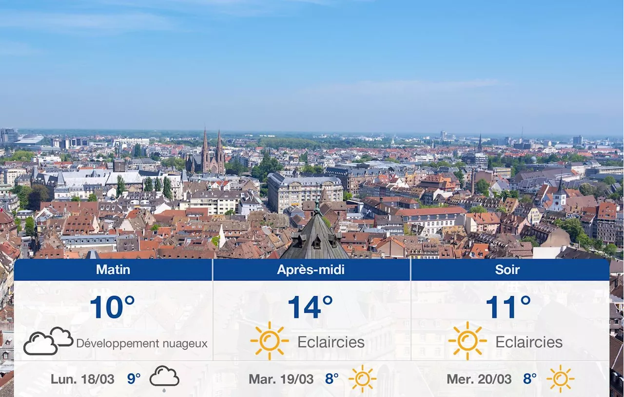 Prévisions météo du dimanche 17 mars 2024 à Strasbourg