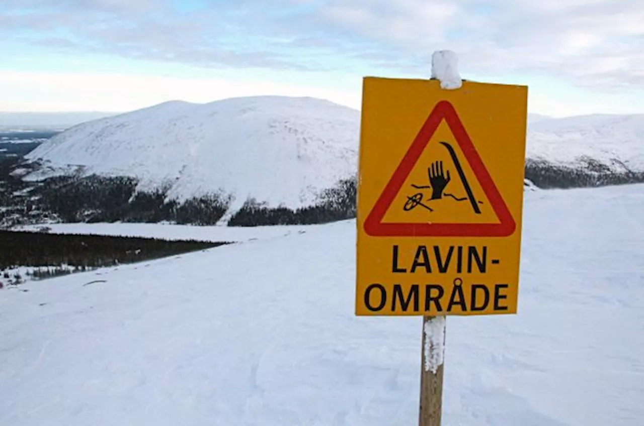 Betydande lavinfara i fjällområden