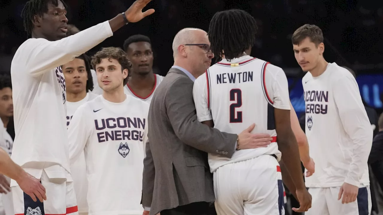 Reigning NCAA champ UConn tops the East Region bracket as the No. 1 overall seed in March Madness