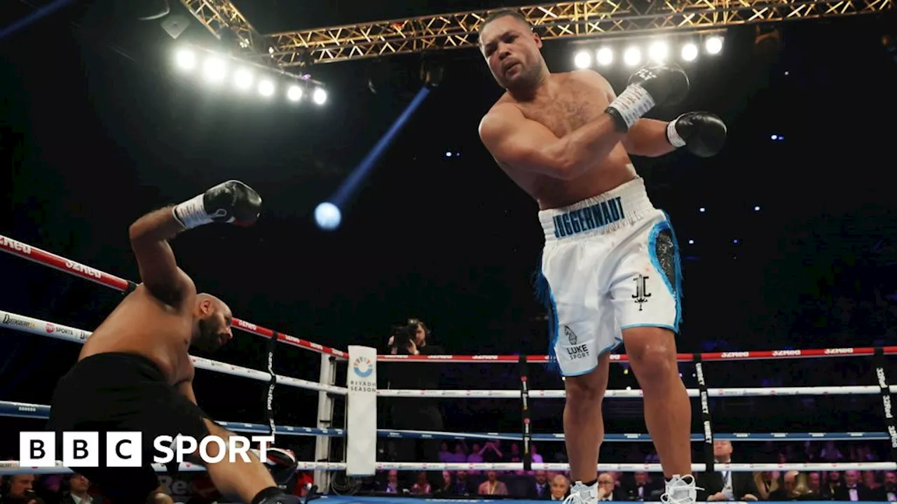 Joe Joyce v Kash Ali: Heavyweight Joyce labours to 10th-round stoppage win