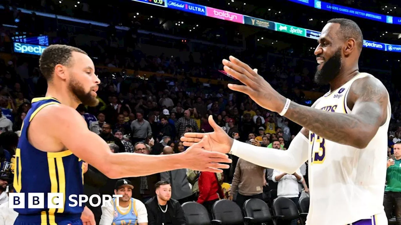 NBA: Stephen Curry helps Golden State Warriors beat LeBron James' LA Lakers