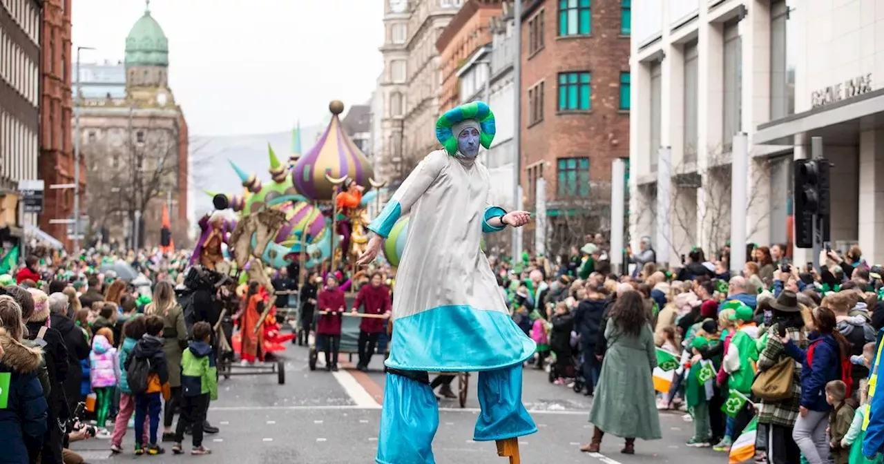 In pictures: Thousands celebrate St Patrick's Day in Belfast parade