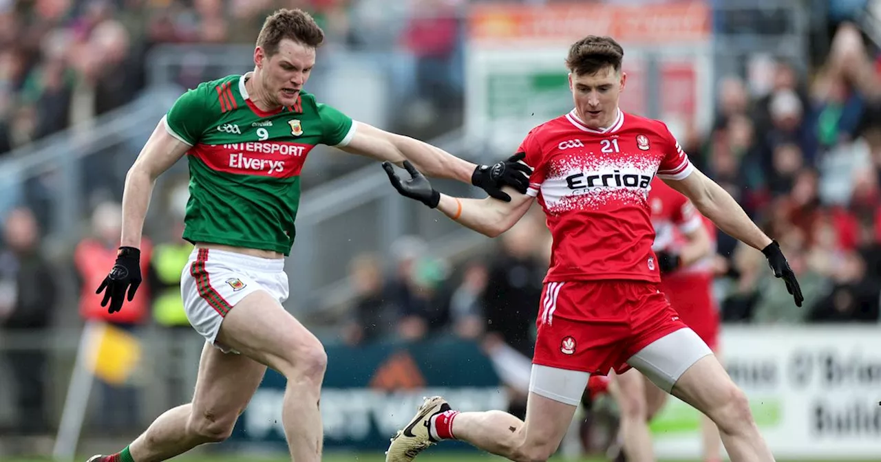 Mayo vs Derry LIVE score updates from Allianz Football League Division One clash