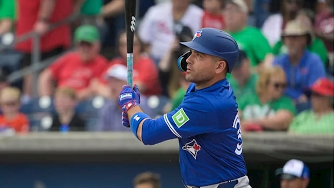 Canada's Joey Votto homers in 1st game with Blue Jays, helping club to pre-season tie