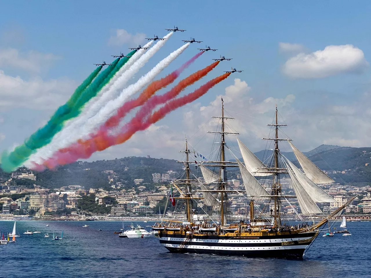 Amerigo Vespucci: después de 70 años, llega al puerto porteño uno de los barcos más importantes de Italia