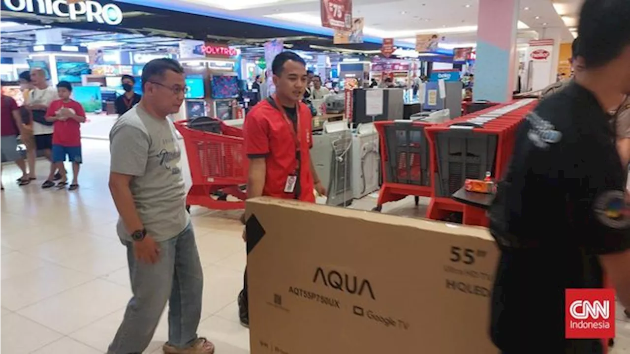 Beli LED TV 55' Hemat Rp1 Juta Hanya di Transmart Full Day Sale