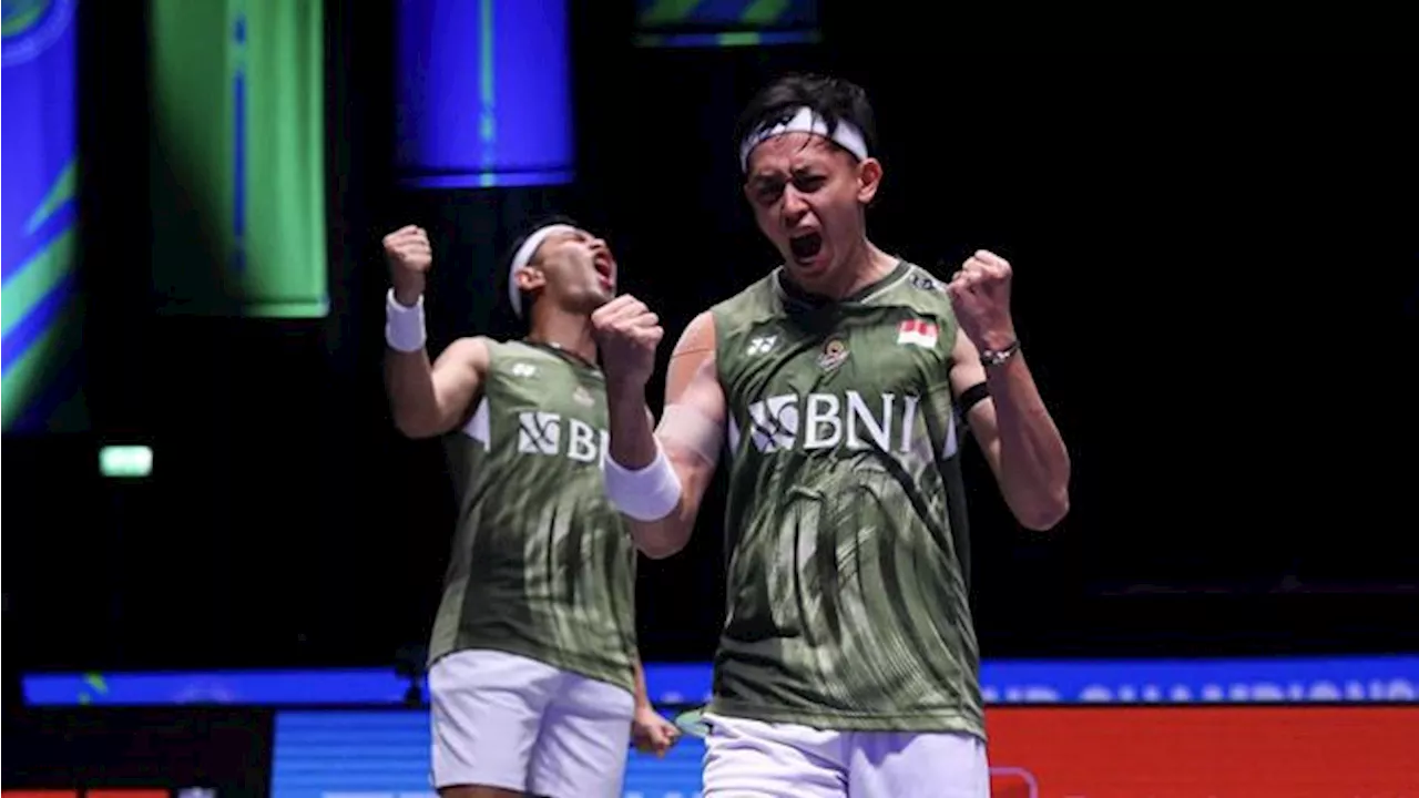 Reaksi Fajar/Rian Usai Back to Back Juara All England