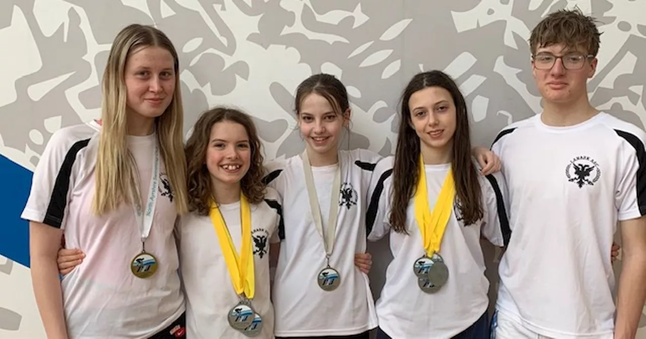 Lanark Amateur Swimming Club stars make waves at North Ayrshire meet