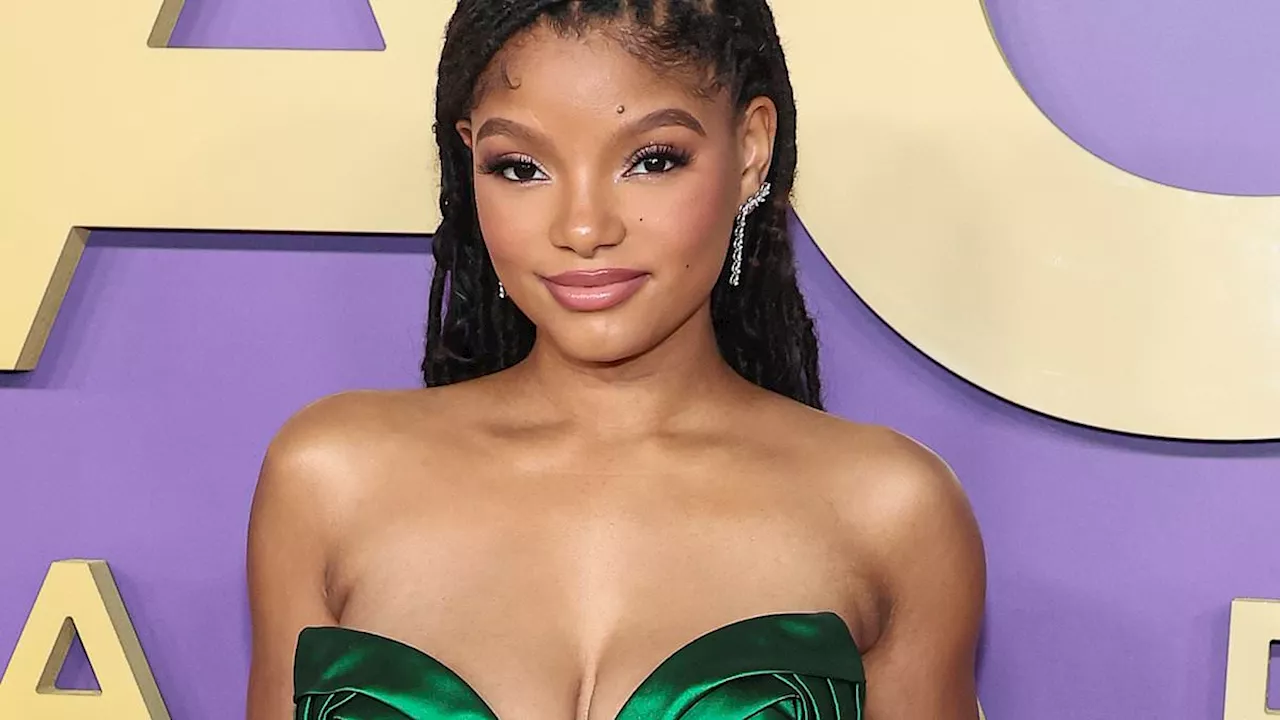 Halle Bailey, Andra Day and Taraji P. Henson are luminous with showbiz glamour as they lead...