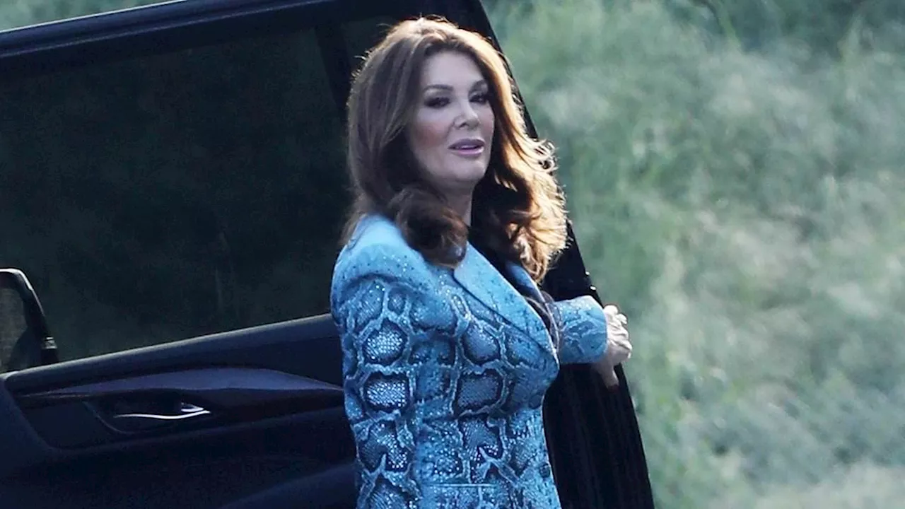 Lisa Vanderpump and Katie Maloney arrive to the season 11 reunion taping of Vanderpump Rules