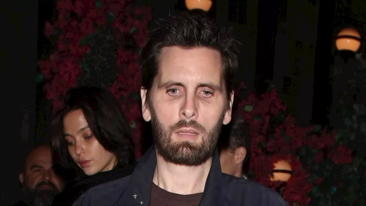 Scott Disick displays his extreme weight loss in baggy tracksuit after enjoying dinner with pals and...