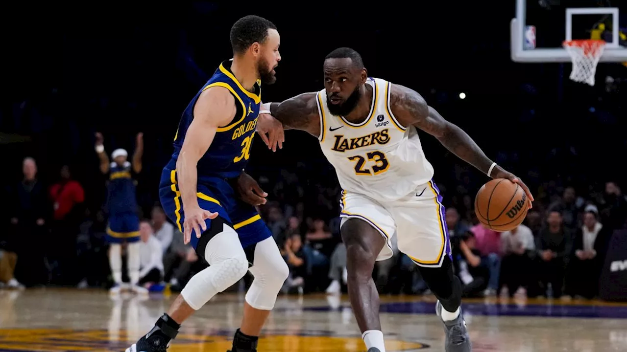 NBA-Topspiel gegen Golden State: 40 Punkte von LeBron reichen den Lakers nicht zum Sieg