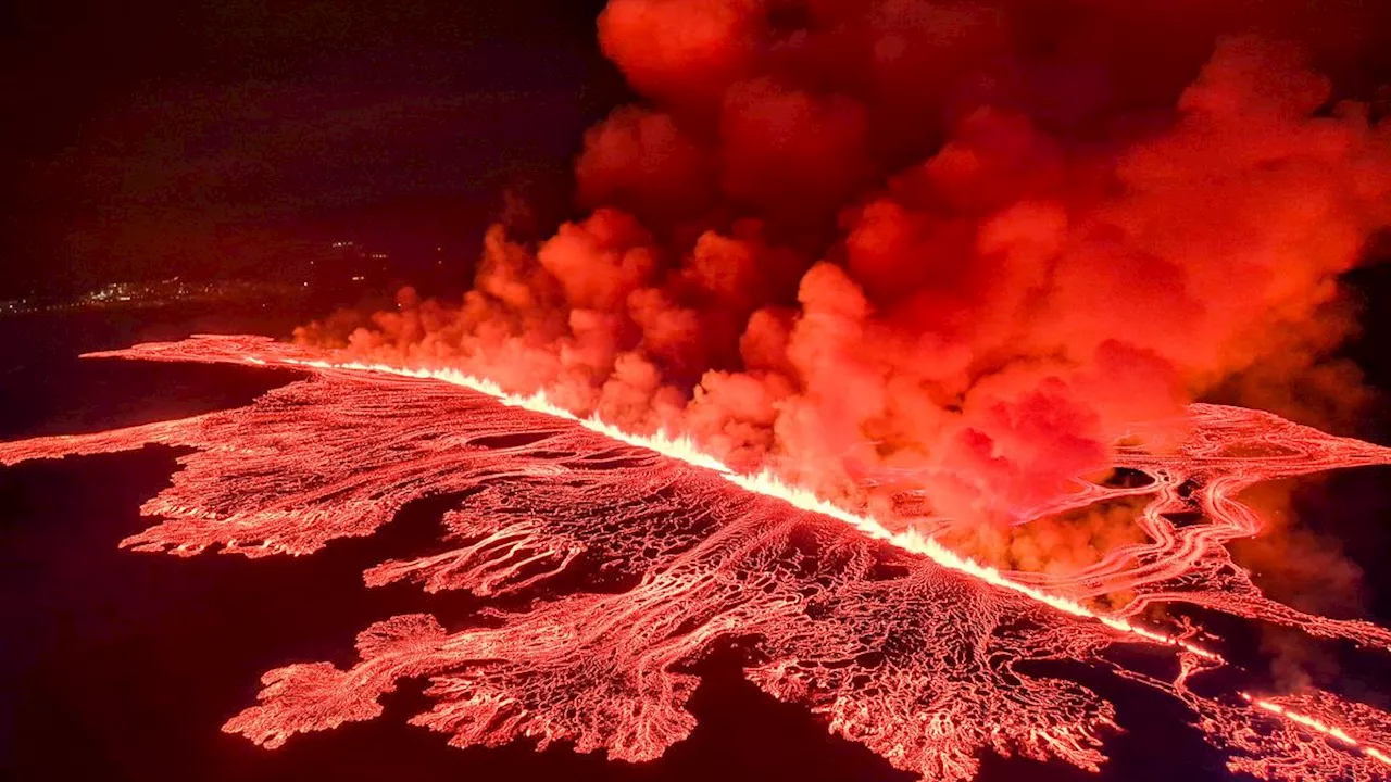 Vulkanausbruch in Island: Auf gut drei Kilometern tat sich die Erde auf