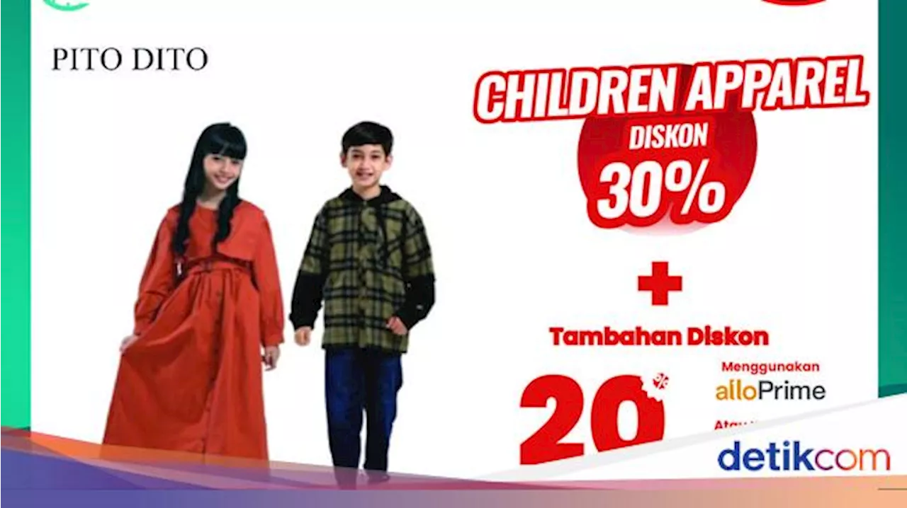 Beli Baju Lebaran Anak di Transmart Full Day Sale Diskon hingga 50%