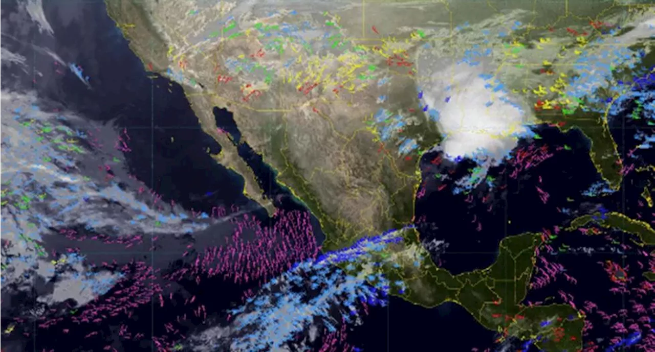 Alerta por lluvias fuertes con descargas eléctricas y caída de granizo en estos estados