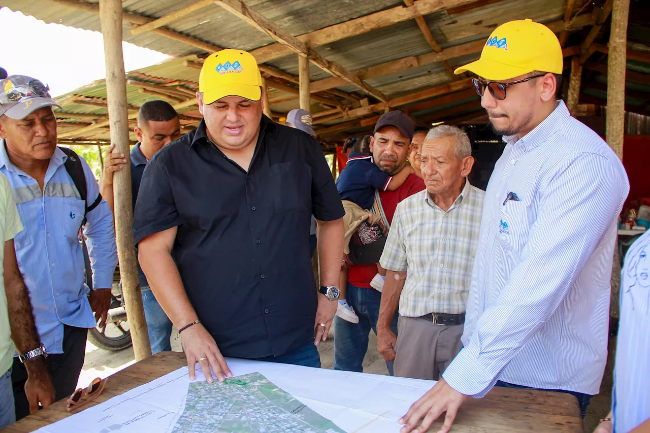 Dos asentamientos contarán con servicio de agua potable en Baranoa