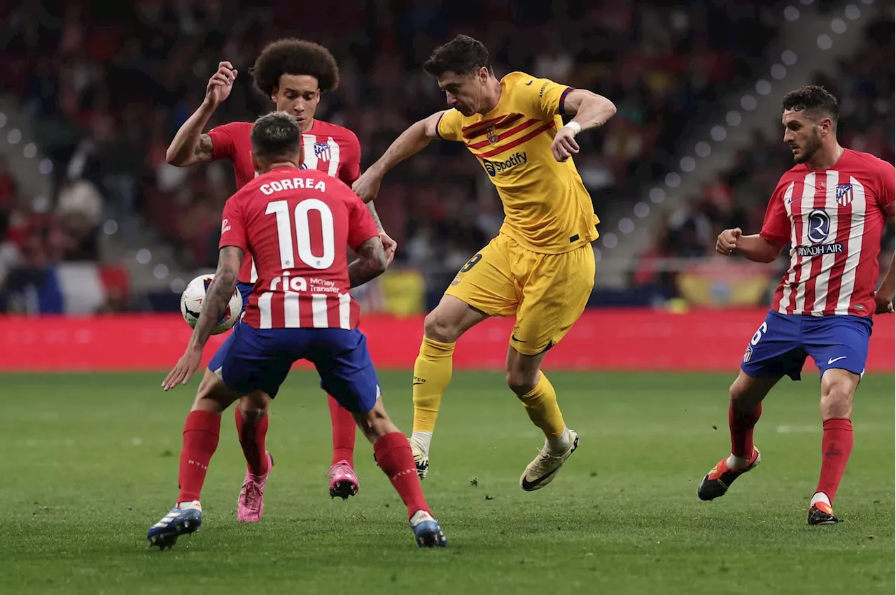 Barcelona le ganó 3-0 al Atlético de Madrid por liga de España