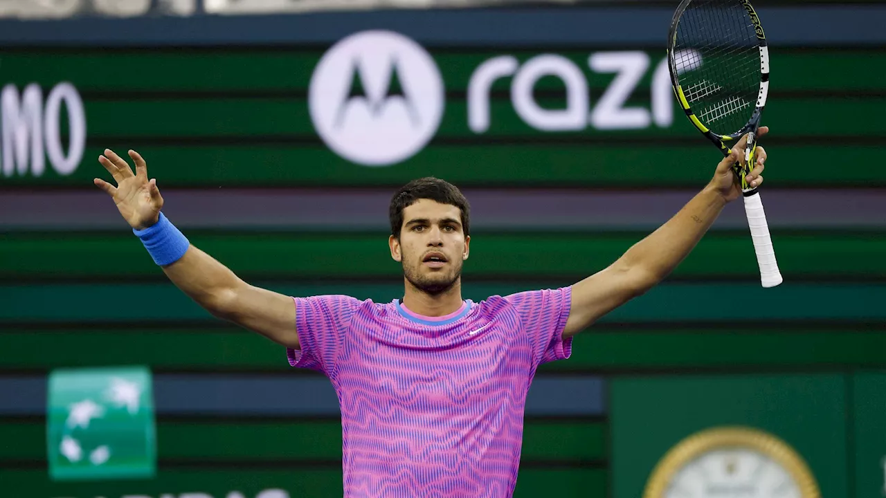 ATP Indian Wells: Carlos Alcaraz stoppt Jannik Sinners Siegeszug - im Finale wartet Daniil Medvedev