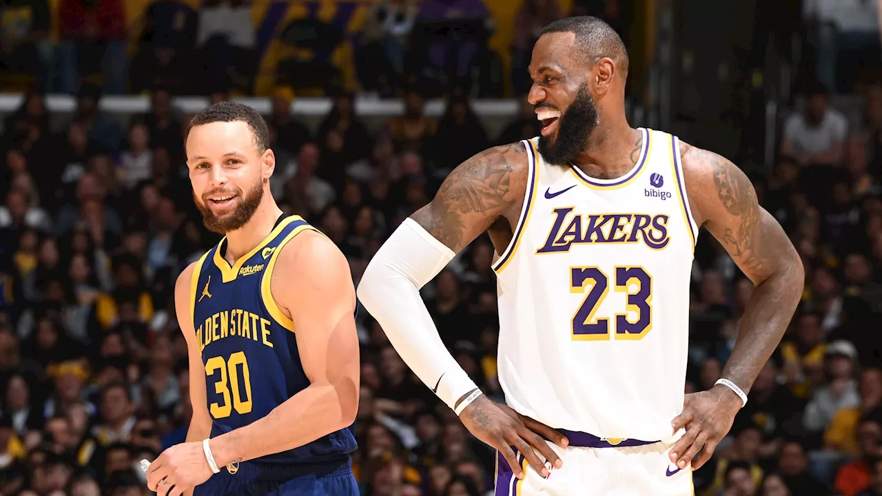 Basketball, NBA : Stephen Curry et les Warriors vainqueurs des Lakers d'un grand LeBron James