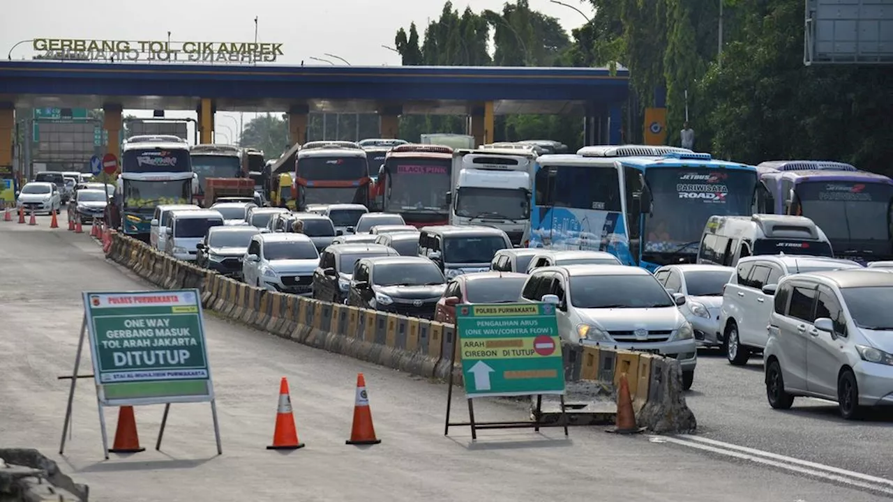 Skema Tol Satu Arah dari Jakarta ke Cirebon Berlaku 5-7 April 2024