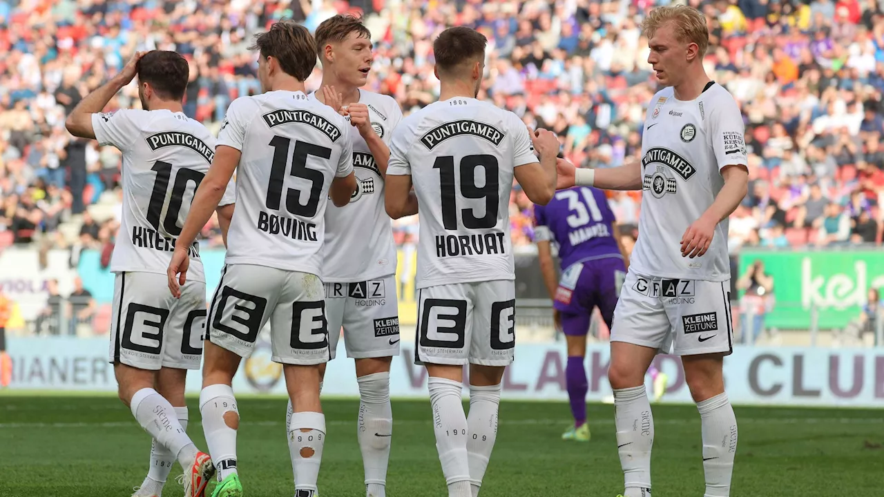 4:0! Sturm überrollt Klagenfurt, ist Tabellenführer