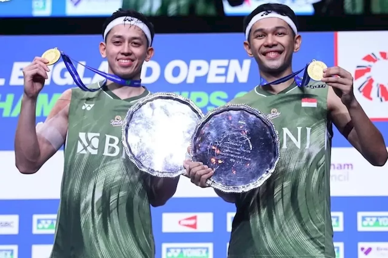 Bukti Ganda Putra Indonesia Masih Menyala, Fajar dan Rian Sukses Pertahankan Gelar Juara All England 2024