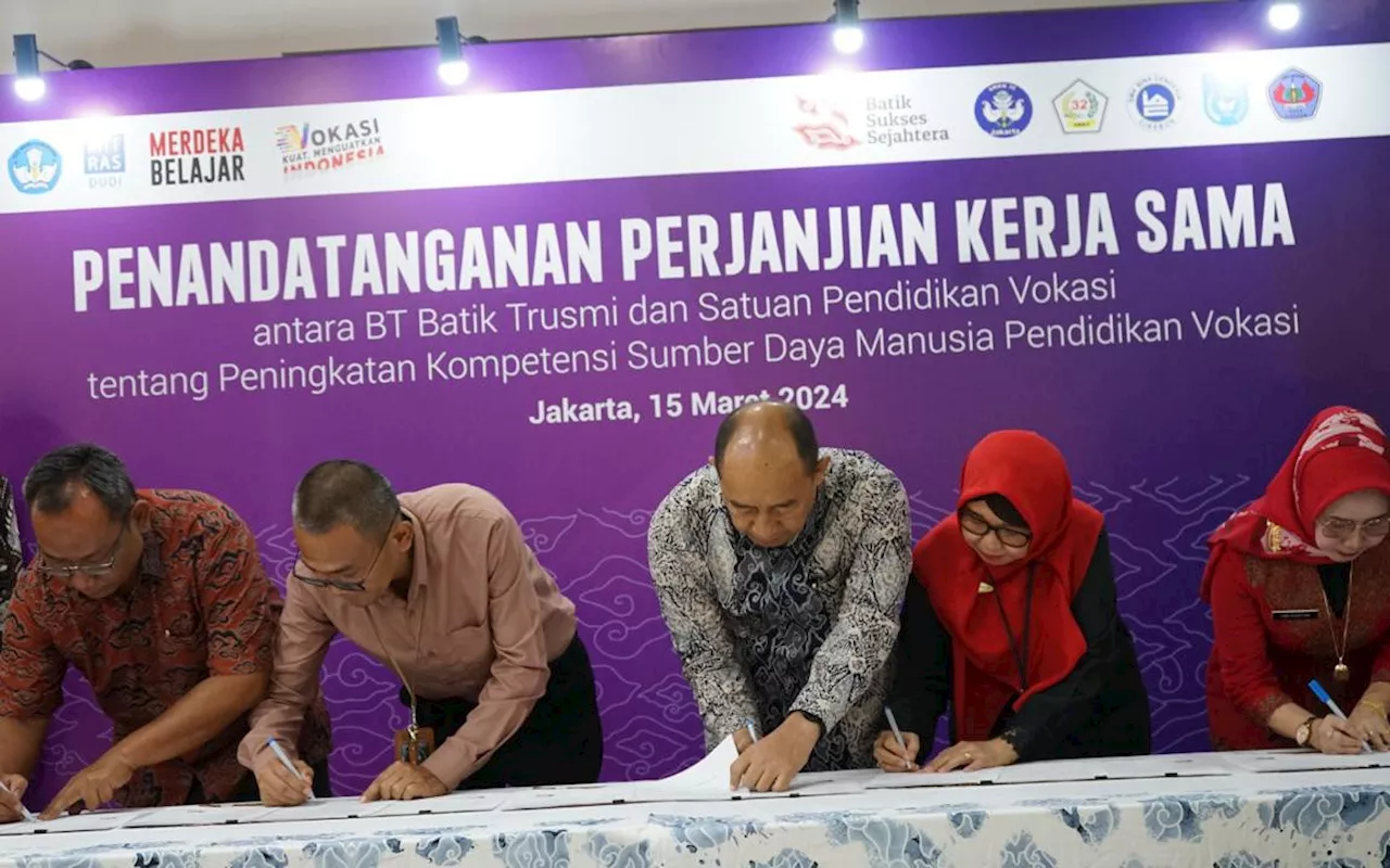 Didukung Kemendikbudristek & Kemendag, 5 SMK - BT Batik Trusmi Kembangkan Industri Fesyen