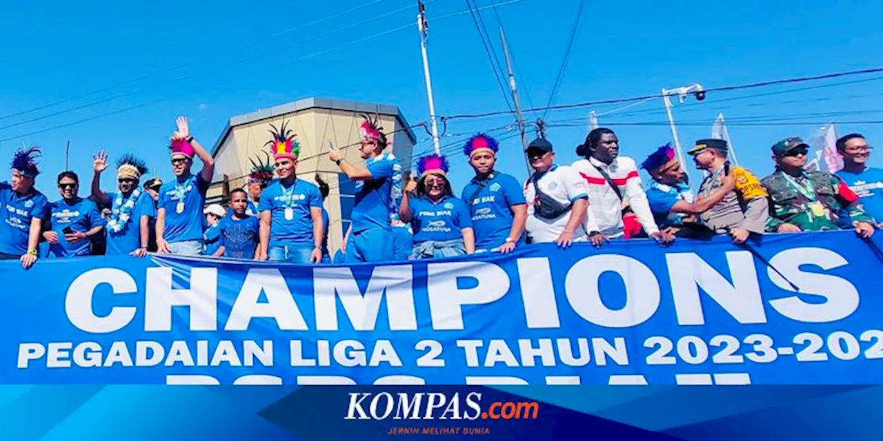 Pawai Juara Liga 2 PSBS: Pesta untuk Semua, Persembahan kepada Biak dan Papua