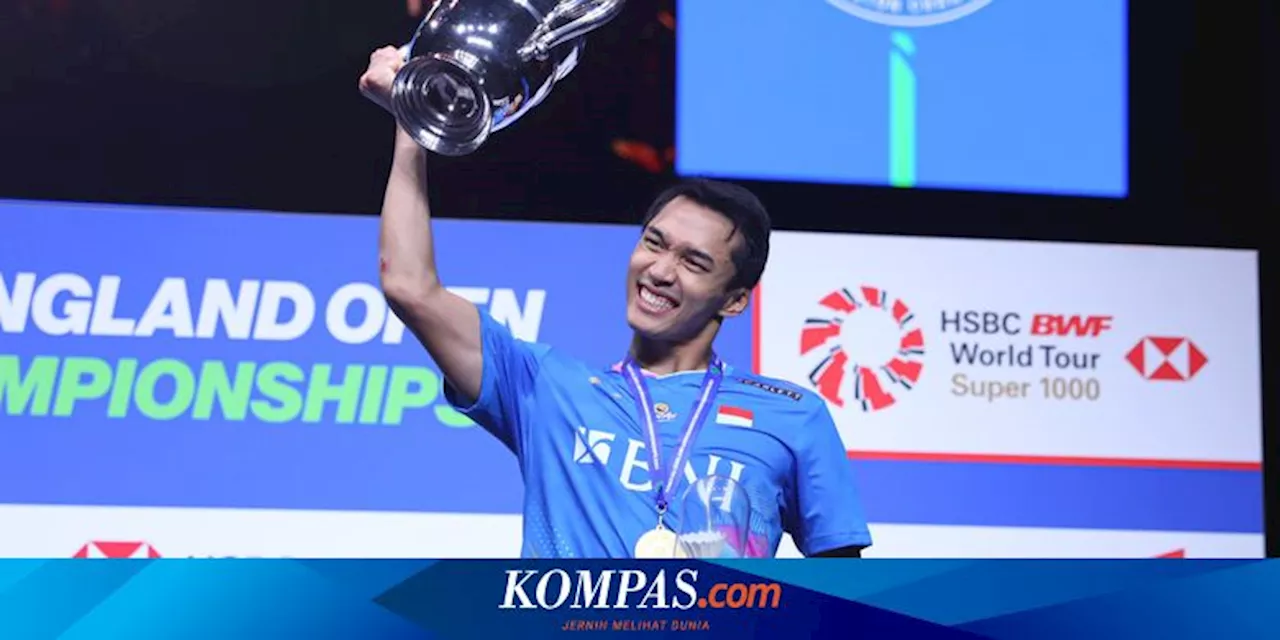 Jonatan Tak Sangka Juara All England 2024, Bangga Akhiri Penantian 30 Tahun