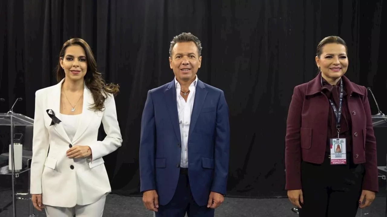 Elecciones Jalisco: Así fue el primer debate entre los 3 candidatos a la gubernatura