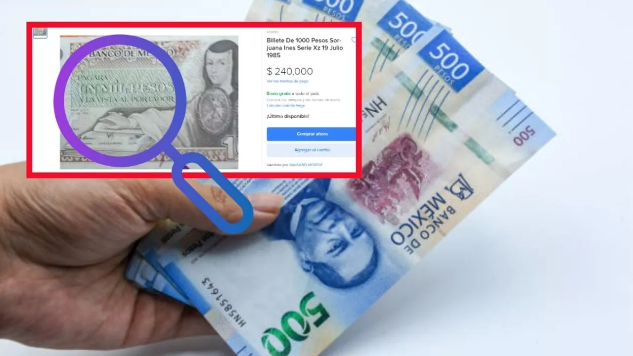 Este es el billete de 1000 pesos que puedes vender hasta en 240,000 pesos