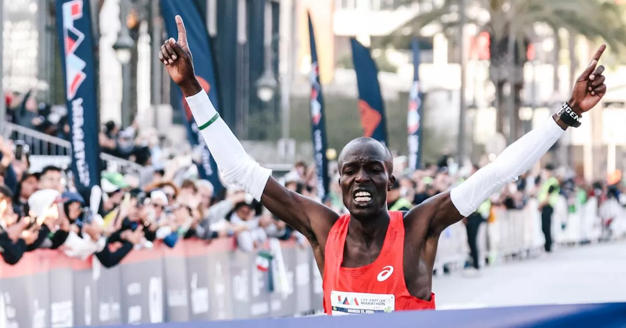 Dominic Ngeno y Stacy Ndiwa triunfan en el Maratón de Los Ángeles 2024