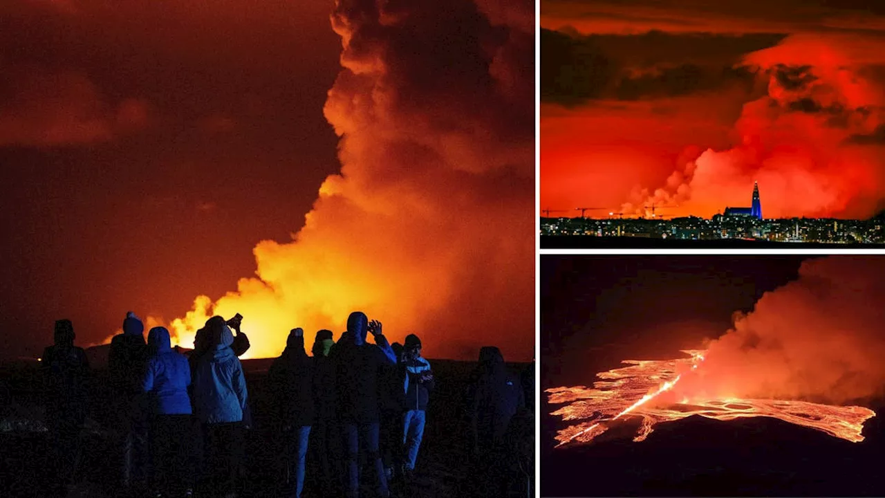 Iceland hit by largest volcano eruption yet with hundreds evacuated and state of emergency declared in...