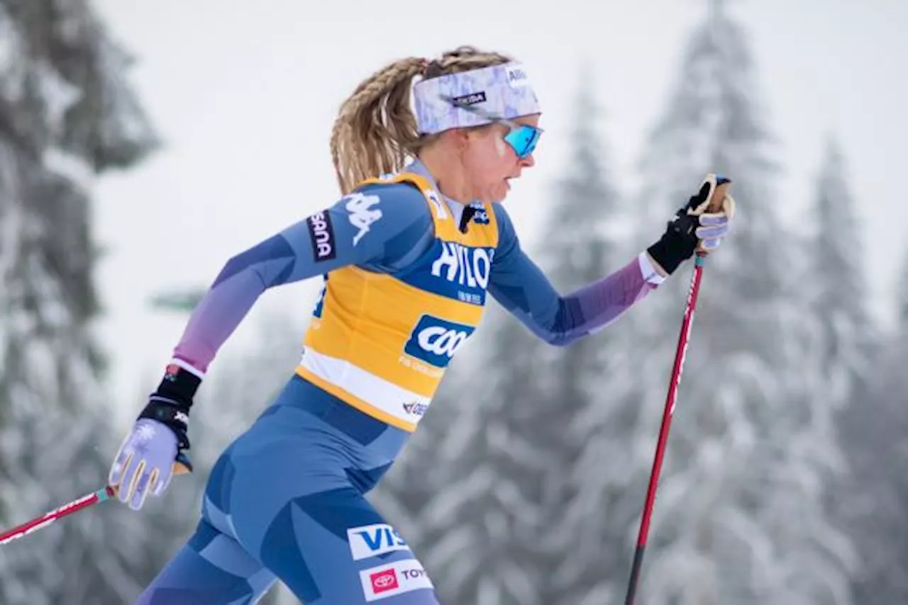 Jessie Diggins décroche le gros globe lors des finales de Falun