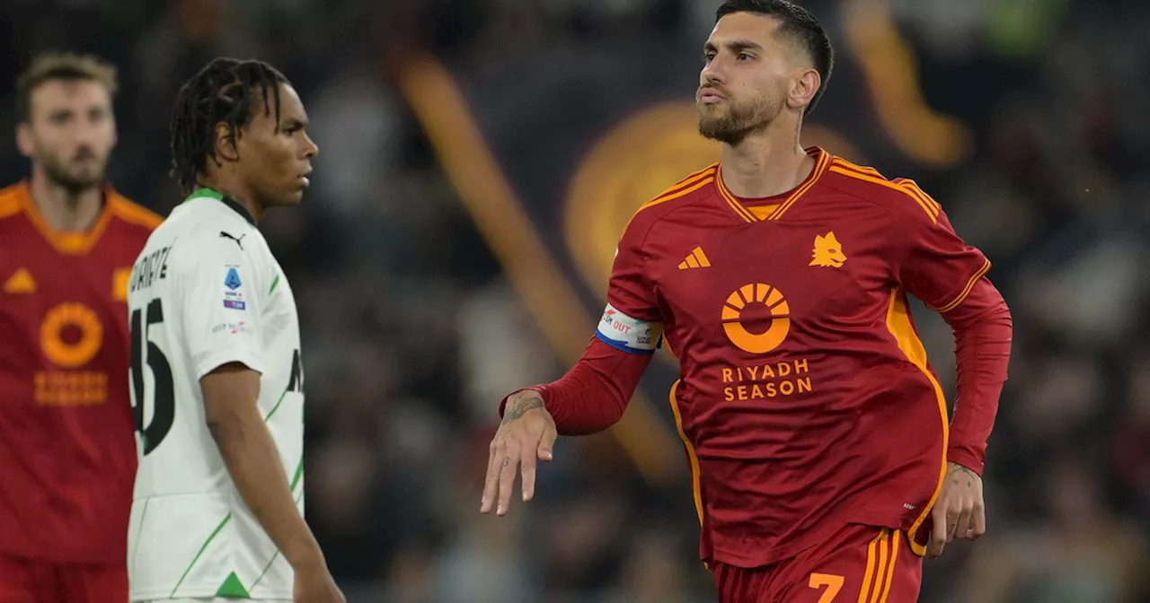 Serie A, la Roma continua la corsa Champions: Pellegrini piega il Sassuolo