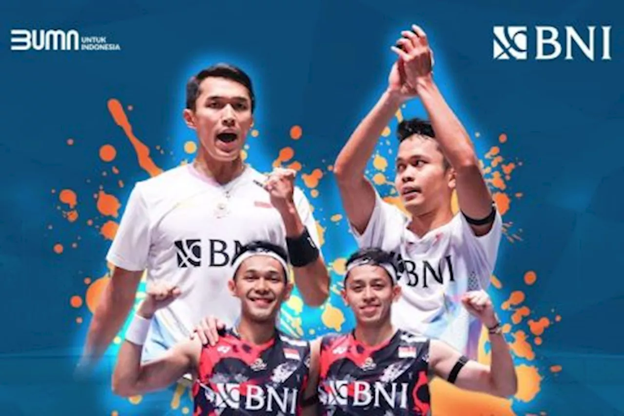 BNI Dukung Perjuangan 3 Wakil Indonesia di Final All England 2024