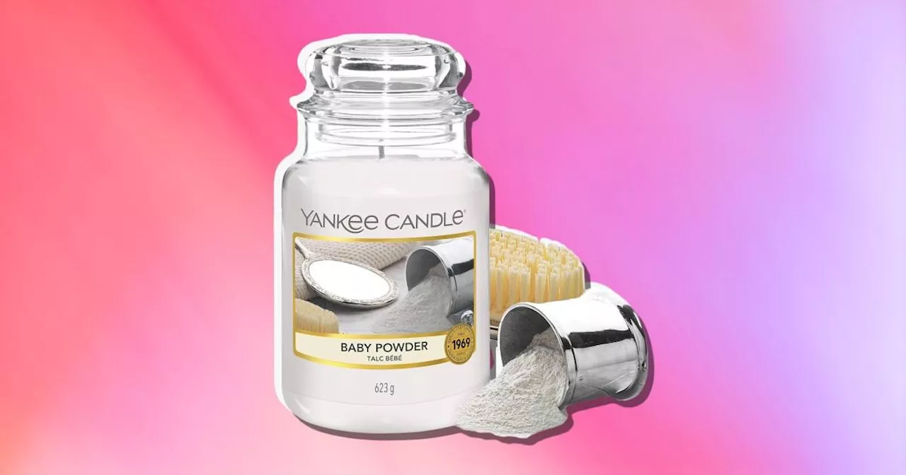 Over 9,5k shoppers love Baby powder Yankee candle - on sale for £19.84