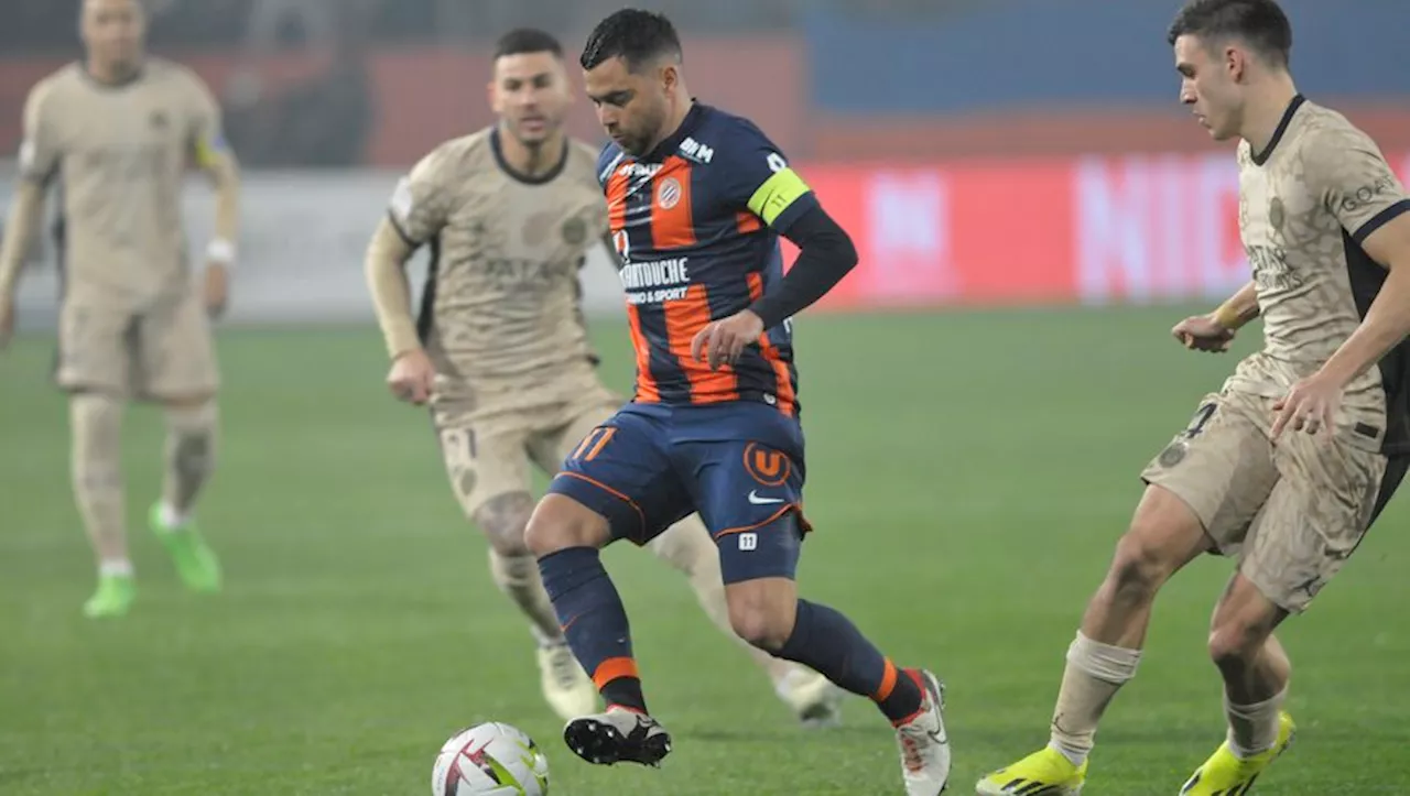 Ligue 1 : le MHSC a bataillé une mi-temps contre le PSG avant de subir la loi du plus fort