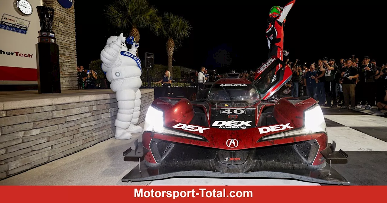 IMSA 12h Sebring 2024: Acura bezwingt Cadillac, Riesencrash von Derani