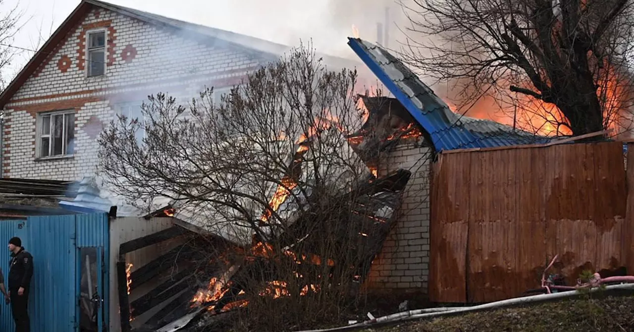 Ukraine launches far-ranging drone attacks on the final day of Russia’s presidential vote