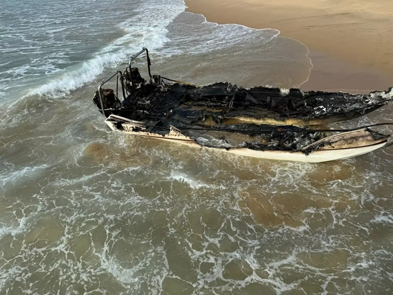 Missing at sea: KZN skipper's ski-boat found wrecked, burnt near Mozambique coastline