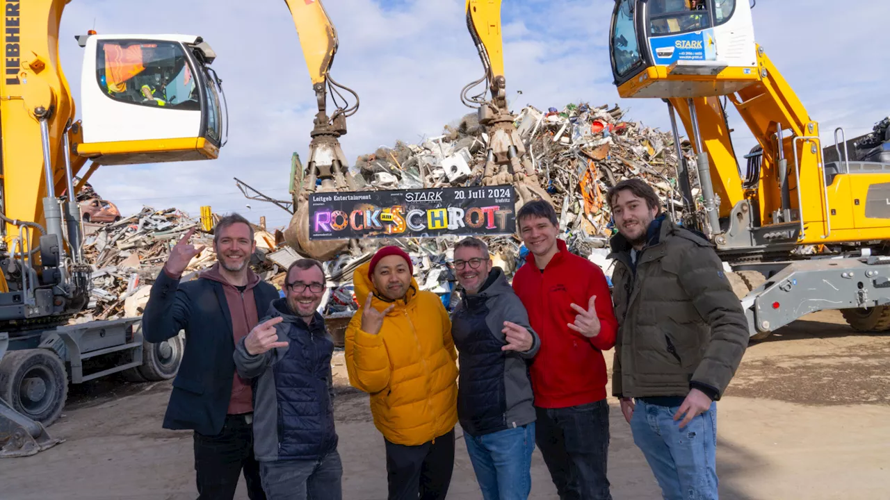 Schrottplatz in Irnfritz wird zur Woodstock-Bühne